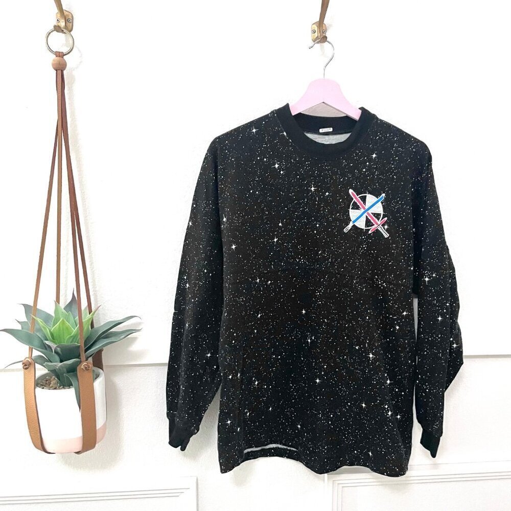 Disney Star Wars The Rise of Skywalker Black Long Sleeve Spirit Jersey Size S